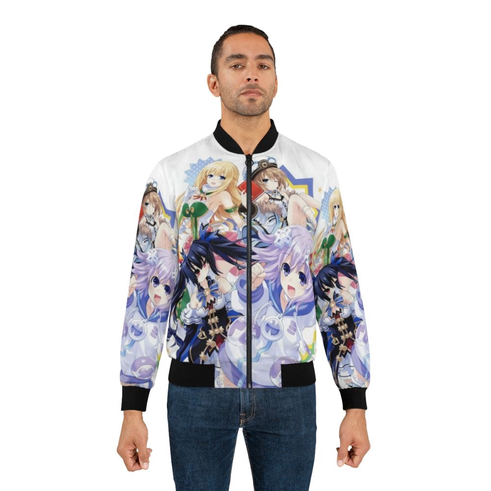 Neptunia anime bomber jacket with video game inspired design - Lifestyle