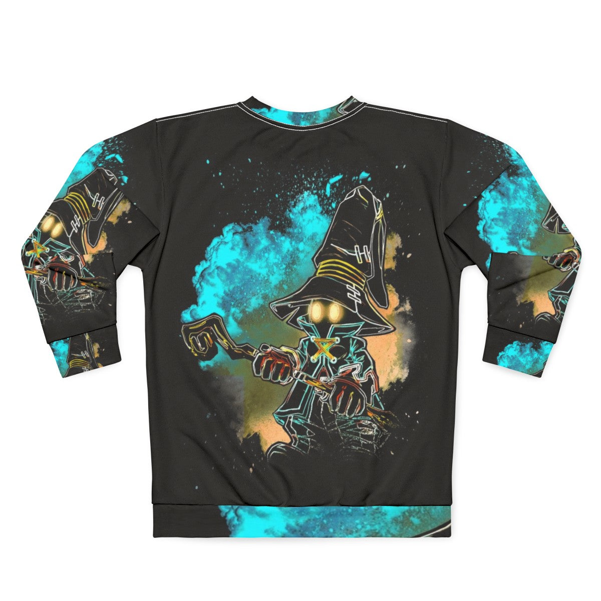 Final Fantasy Black Mage Cosmos Themed Sweatshirt - Back