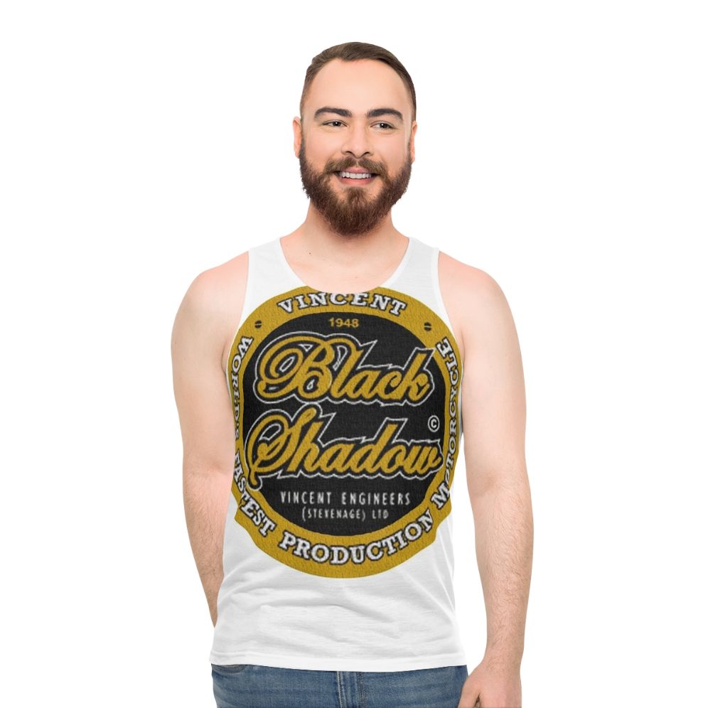 Vintage Unisex "Vincent Black Shadow" Tank Top - men