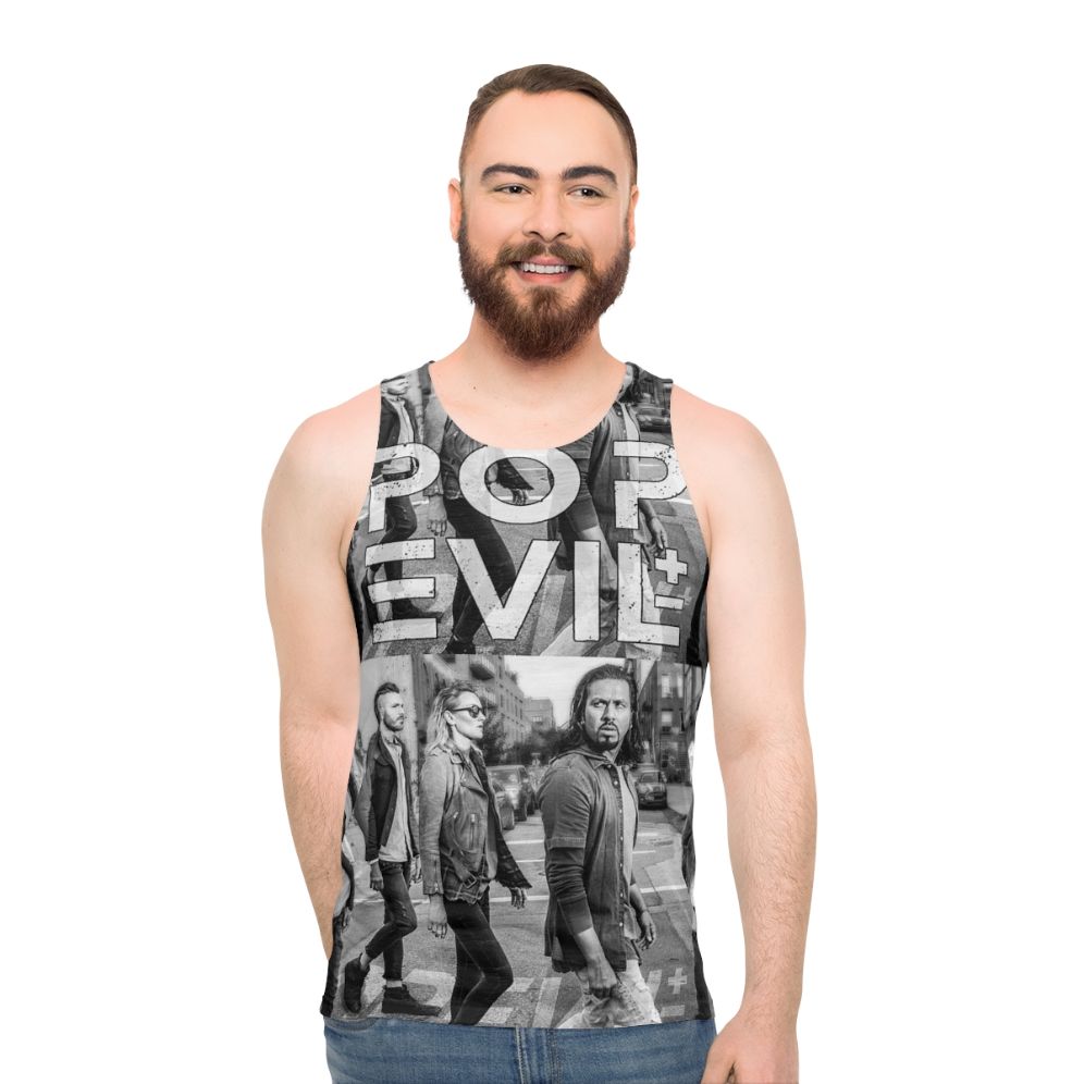 Pop Evil 2019 Tour Unisex Music Concert Tank Top - men