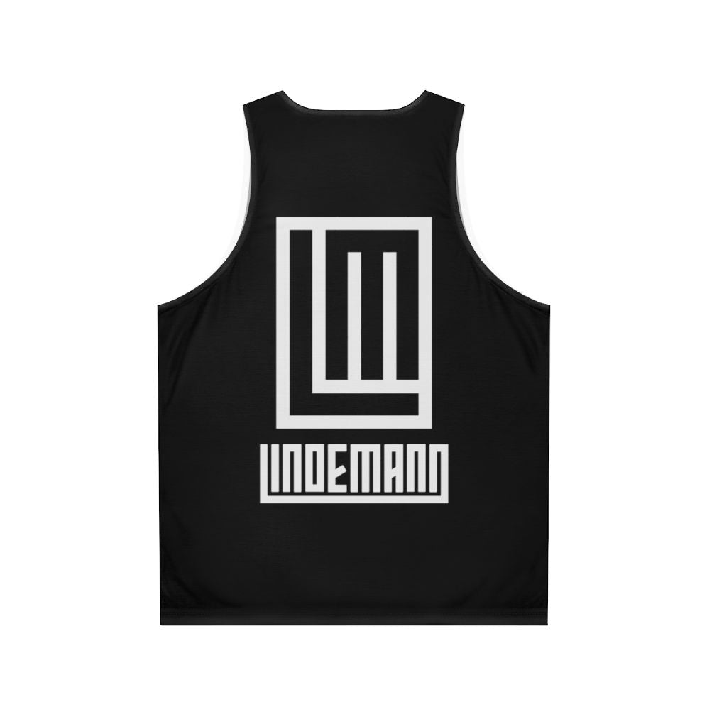 Unisex Lindemann Industrial Metal Tank Top - Back