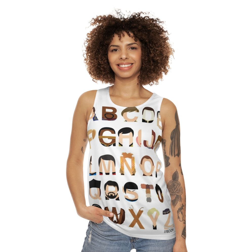 Star Trek Alphabet Unisex Tank Top - women