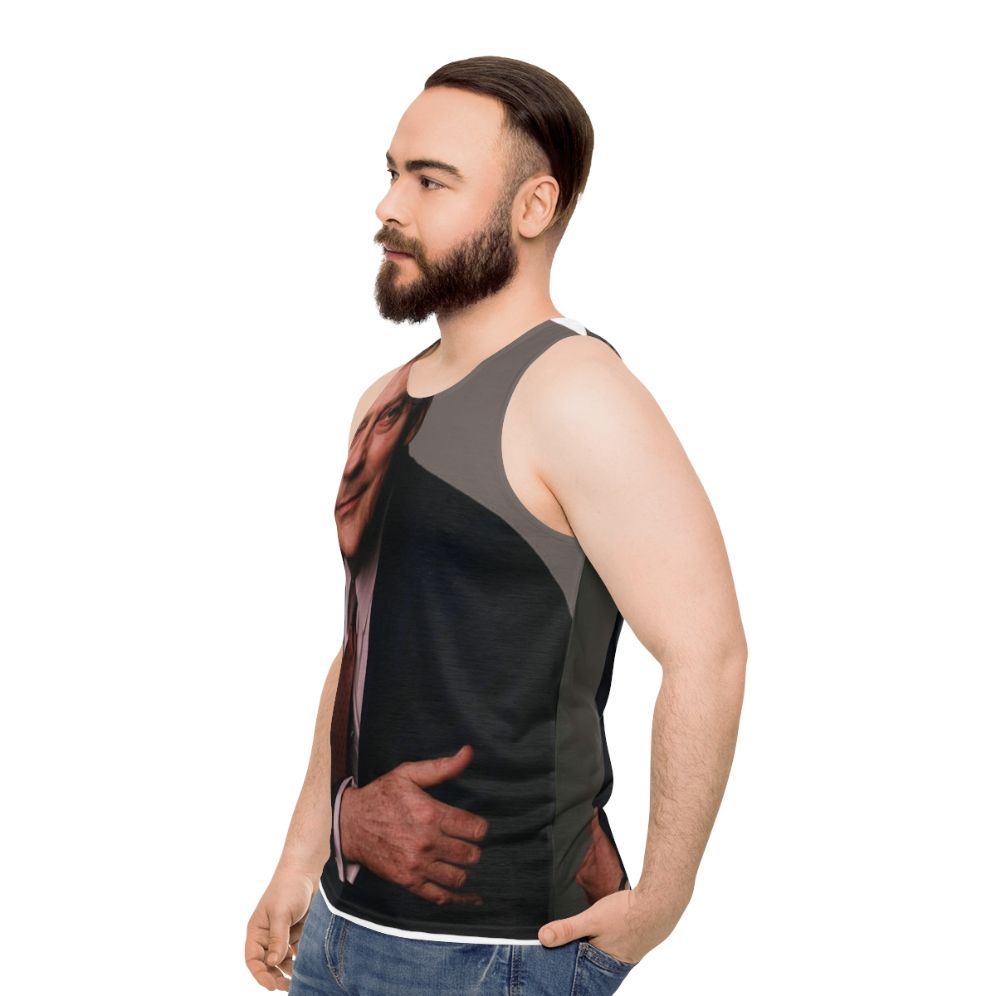 Edward Woodward Unisex Vintage Tank Top - men side