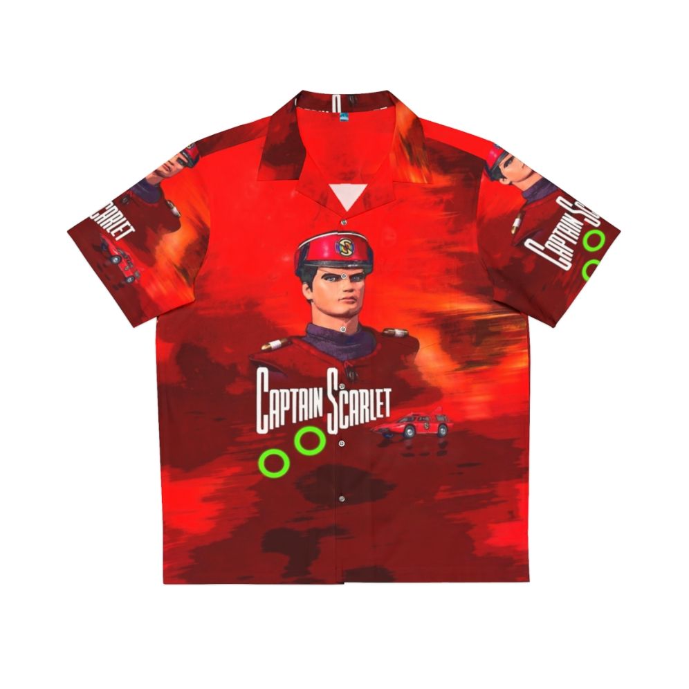 Retro Captain Scarlet Hawaiian Shirt