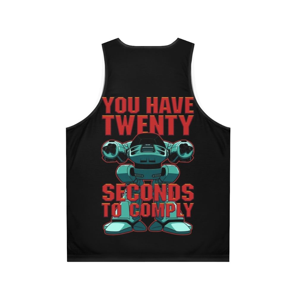 Robocop ED209 Unisex Tank Top - Back