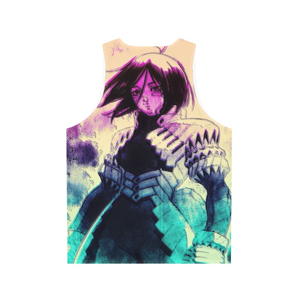 Battle Angel Alita Gunnm Vaporwave Retro Anime Tank Top - Back