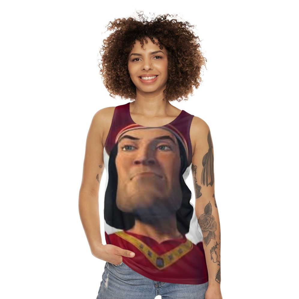 Lord Farquaad Unisex Tank Top - women