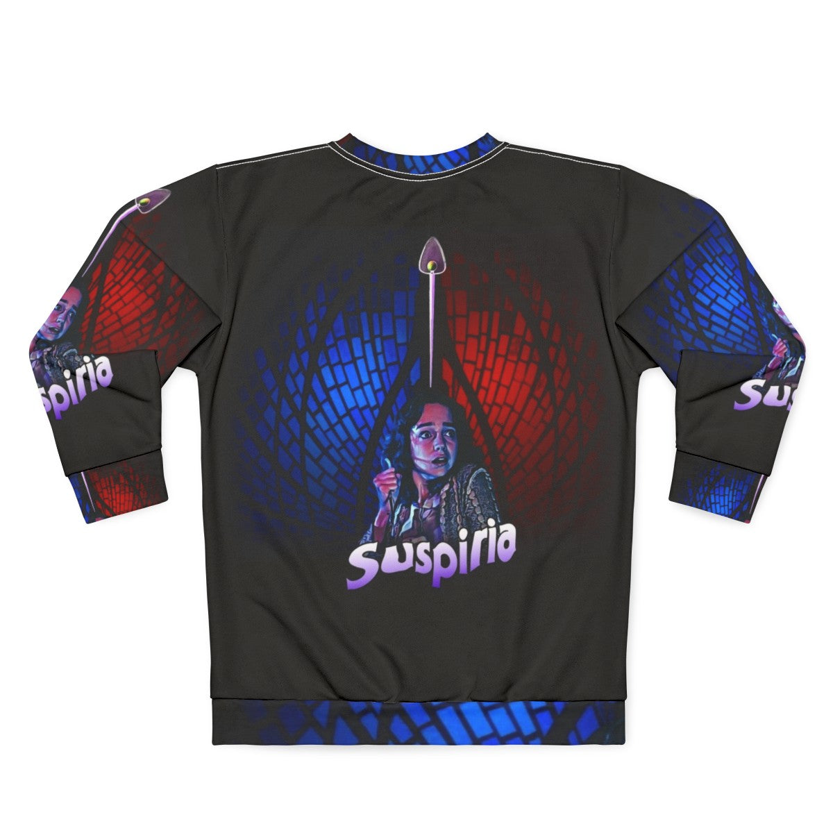 Vintage Suspiria Horror Sweatshirt with Dario Argento's 1977 Classic Film - Back