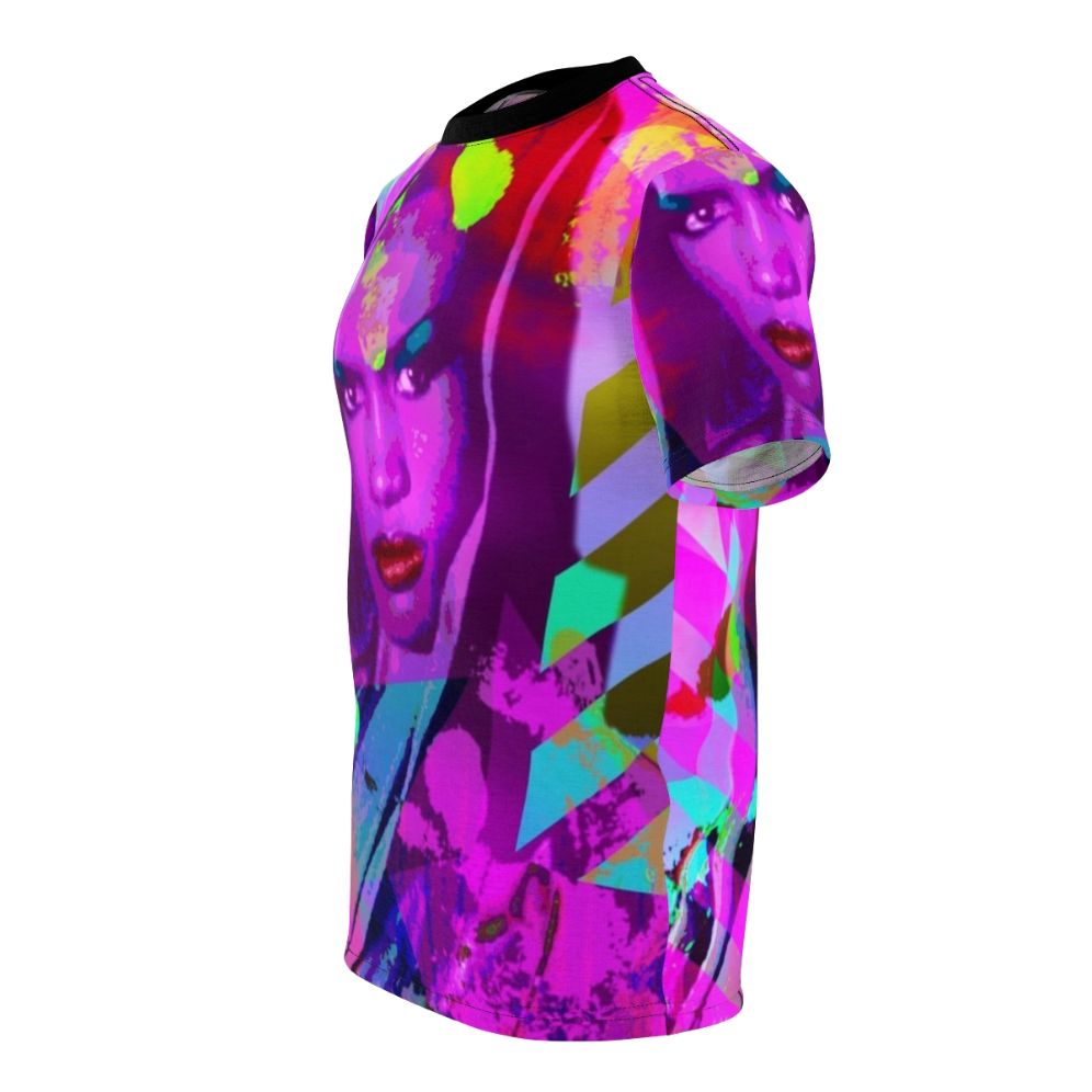 Vibrant and Stylish AOP T-Shirt Featuring the Iconic Grace Jones - men left