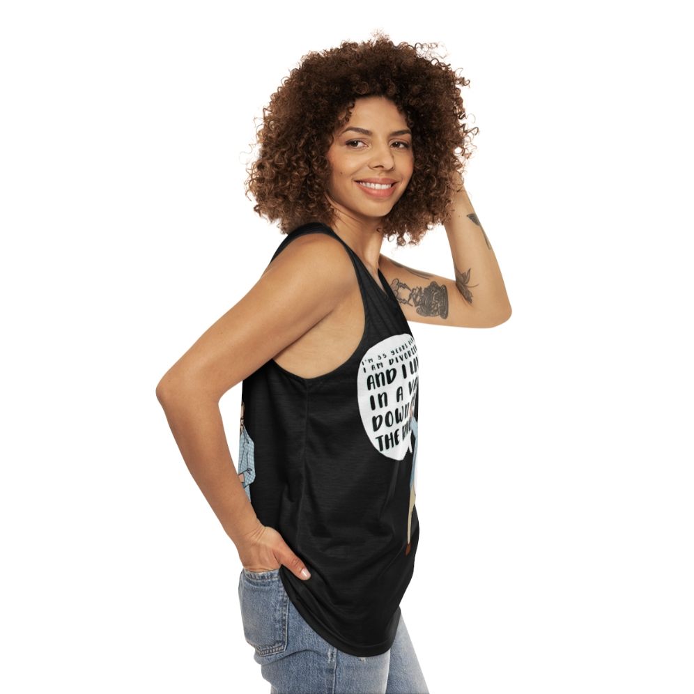 Chris Farley Unisex Comedy Tank Top - women side