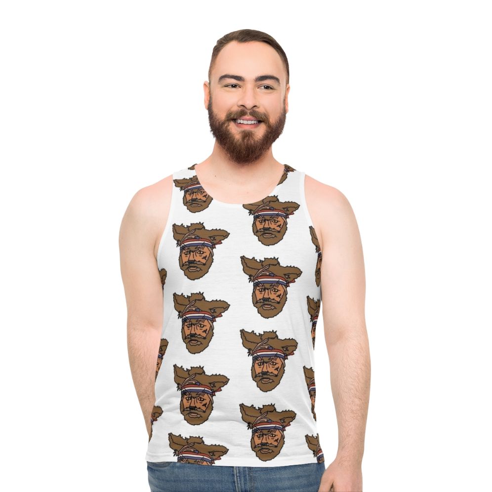 The Mighty Boosh Crack Fox Unisex Tank Top - men