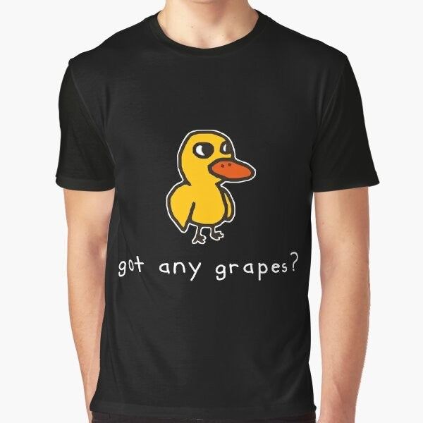 "Got Any Grapes?" Graphic T-Shirt featuring the iconic duck song meme