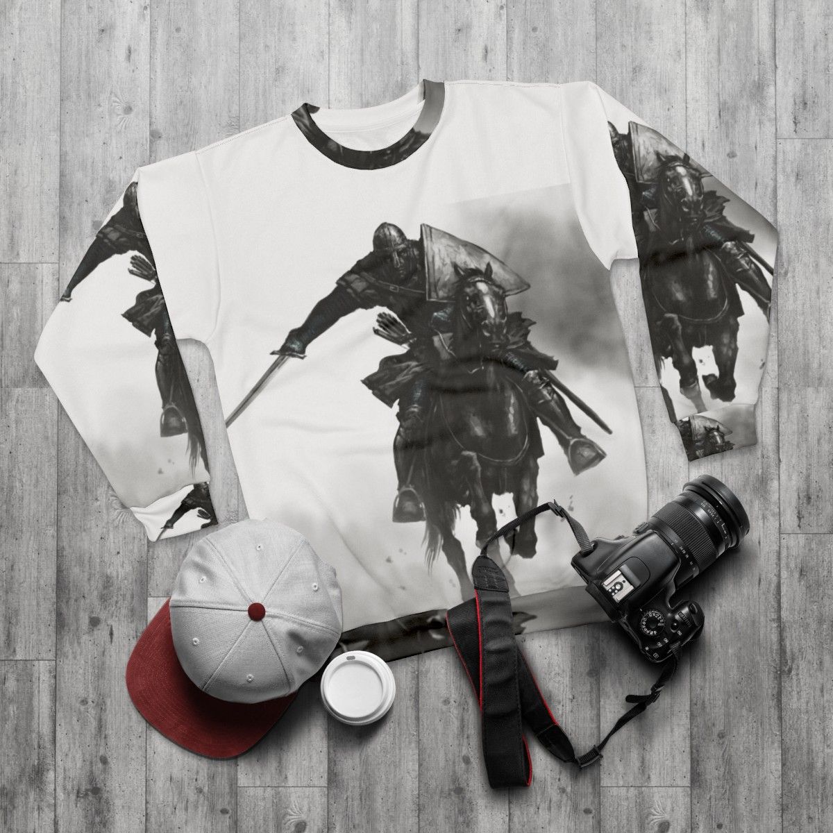 Mount Blade Medieval Gaming Sweatshirt - flat lay