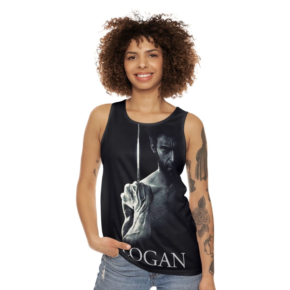 Logan Unisex X-Men Wolverine Comic Fan Tank Top - women