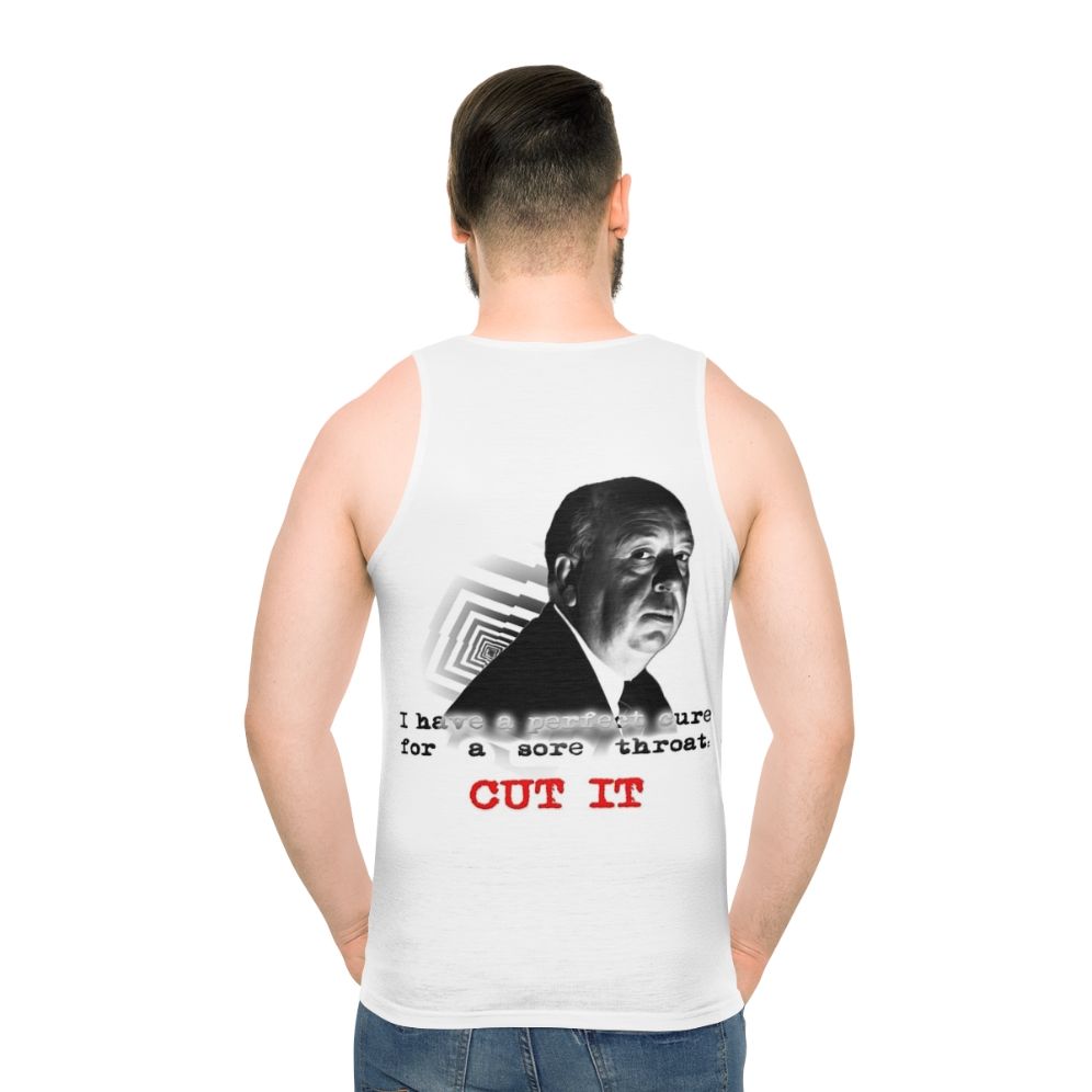 Alfred Hitchcock Unisex Tank Top - men back