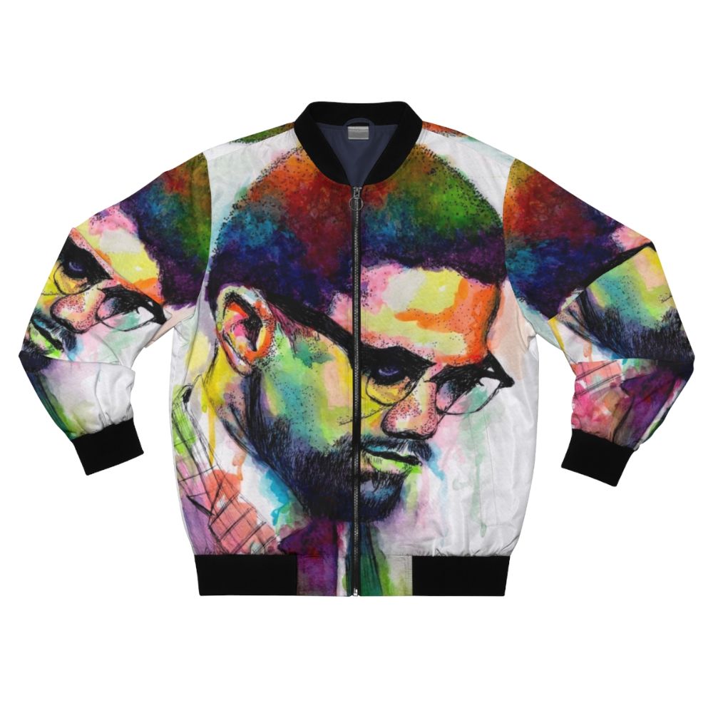 Malcolm X Civil Rights Activist Art Bomber Jacket