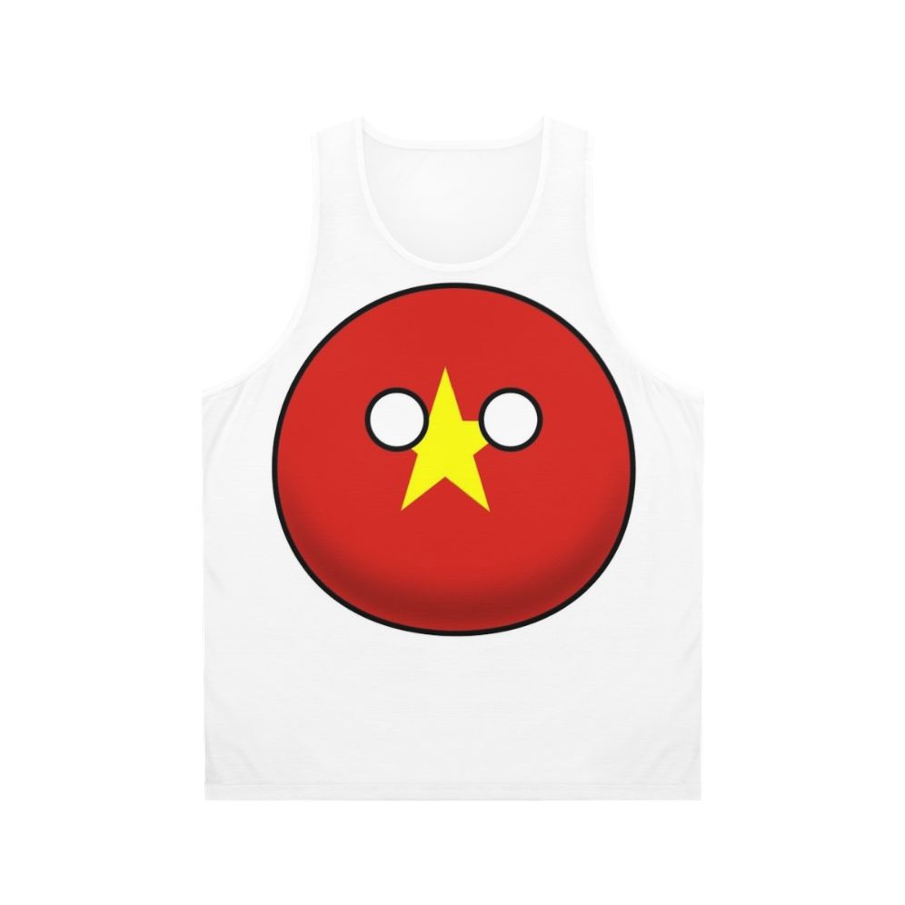 Vietnam Countryball Unisex Tank Top