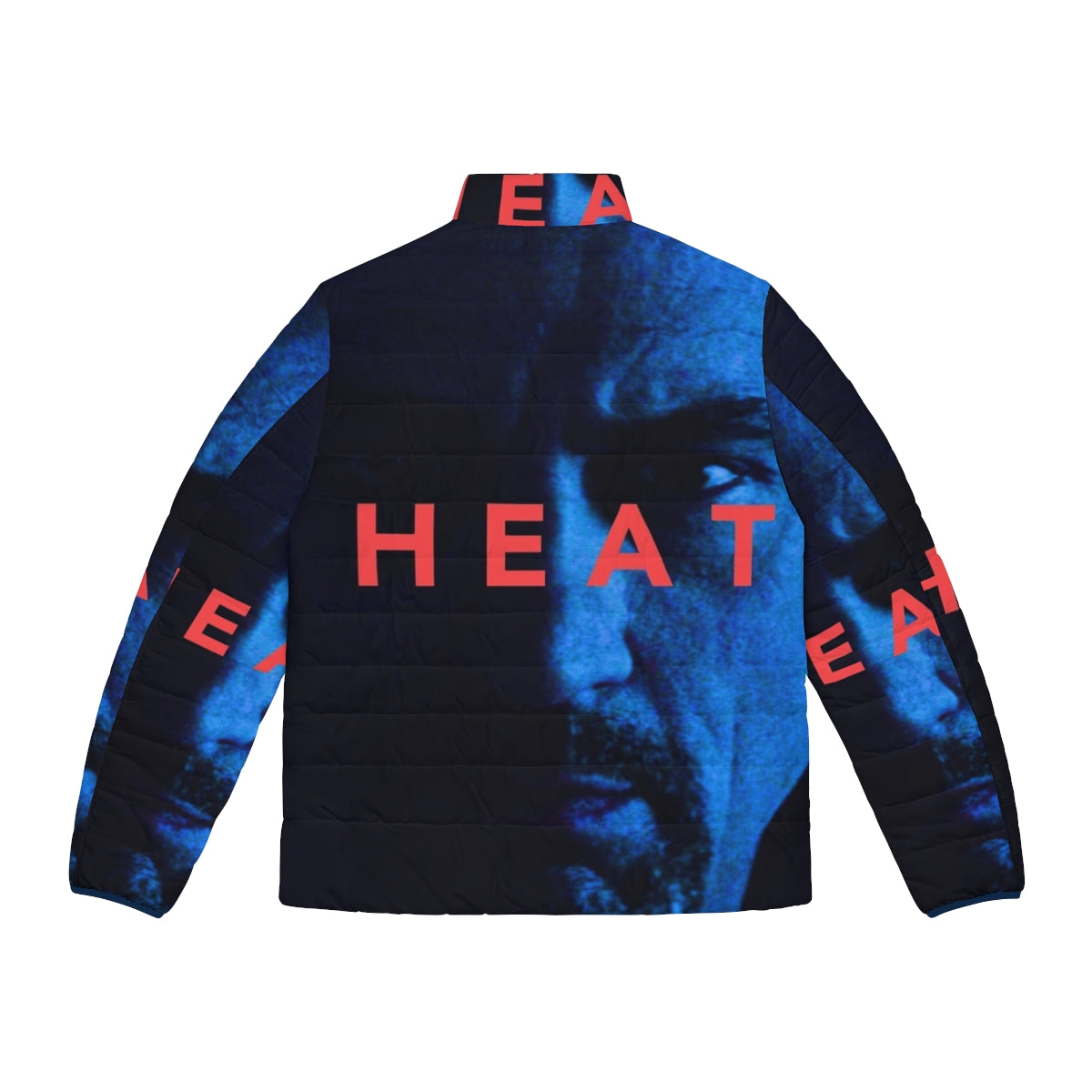 Heat 16 Puffer Jacket - Inspired by the iconic 1995 crime drama film - Back