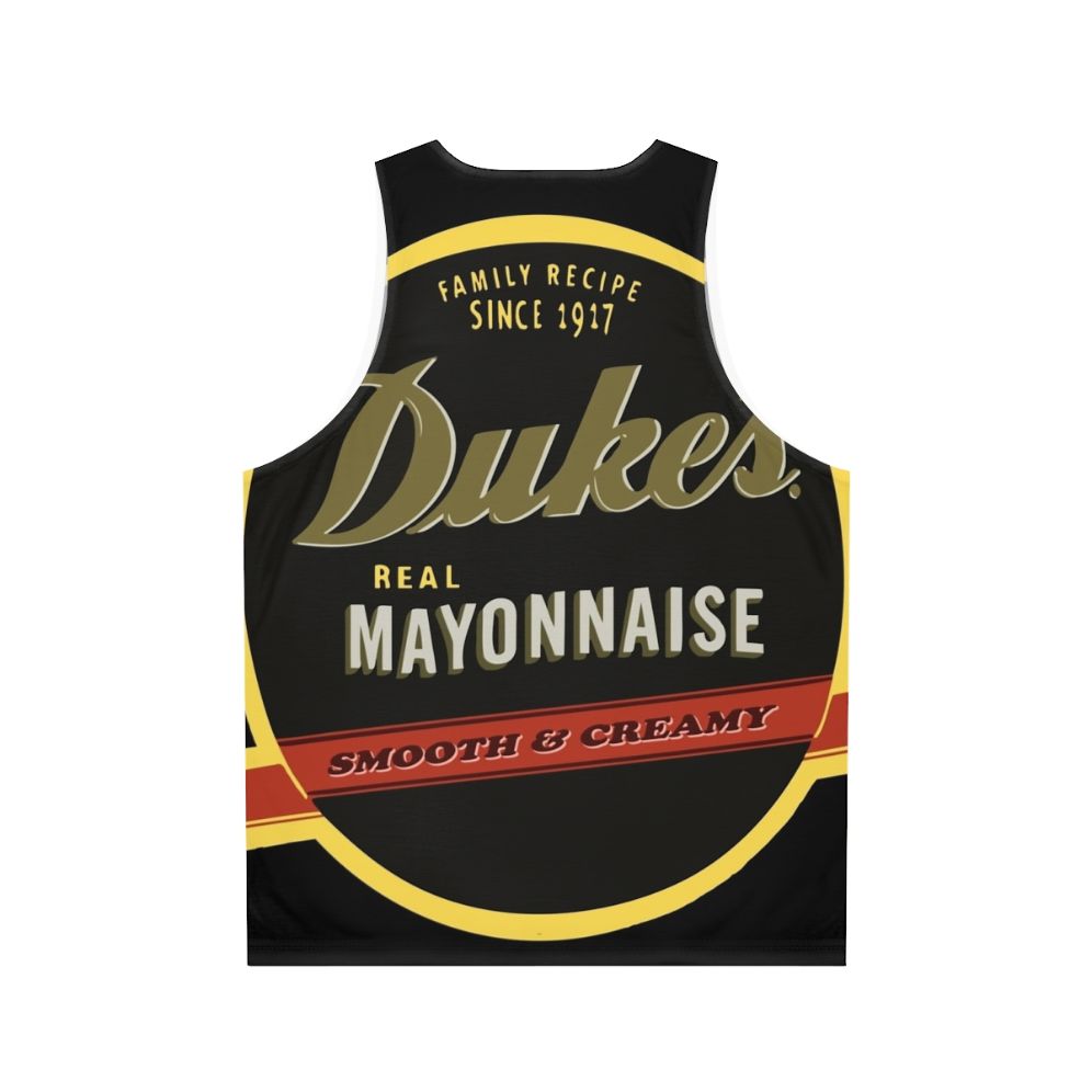 Vintage Duke's Mayo unisex tank top - Back