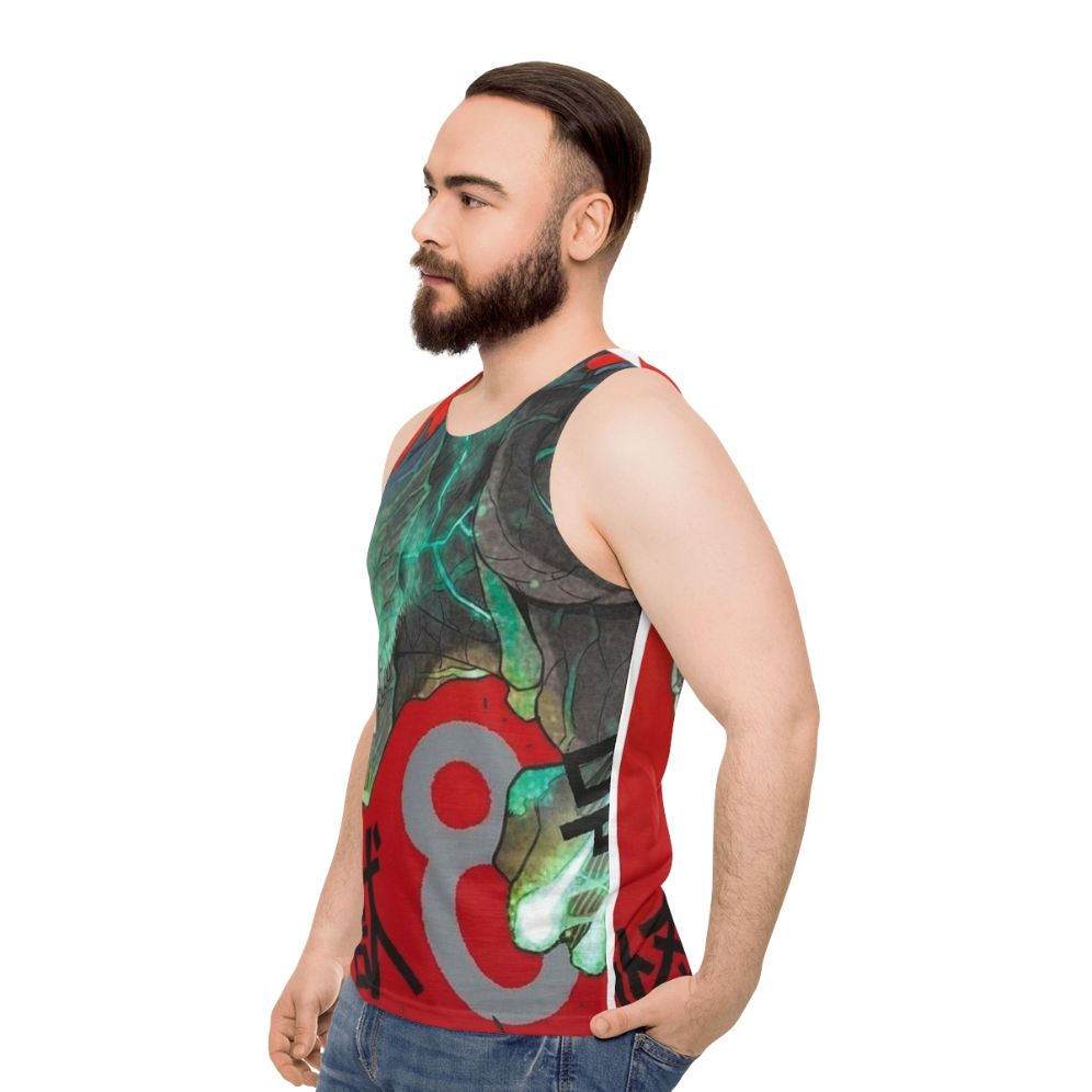 Kaiju No 8 Vol 1 Unisex Manga/Anime Inspired Tank Top - men side