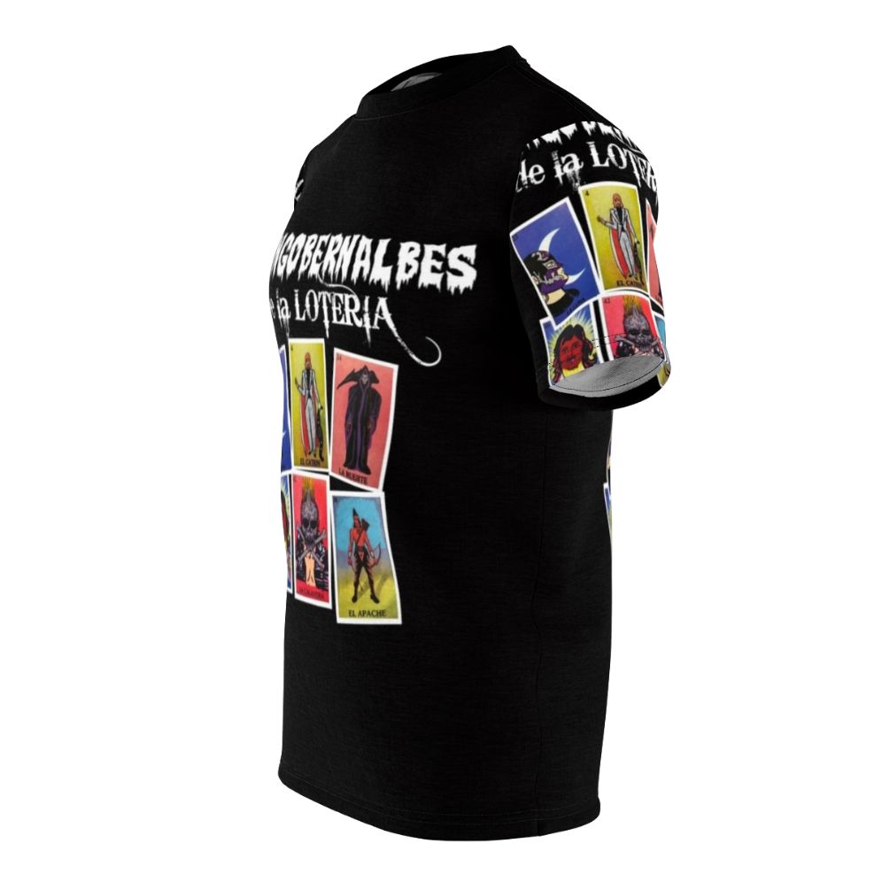 Stylized graphic tee featuring the Los Ingobernables de Japon logo from New Japan Pro Wrestling - men left