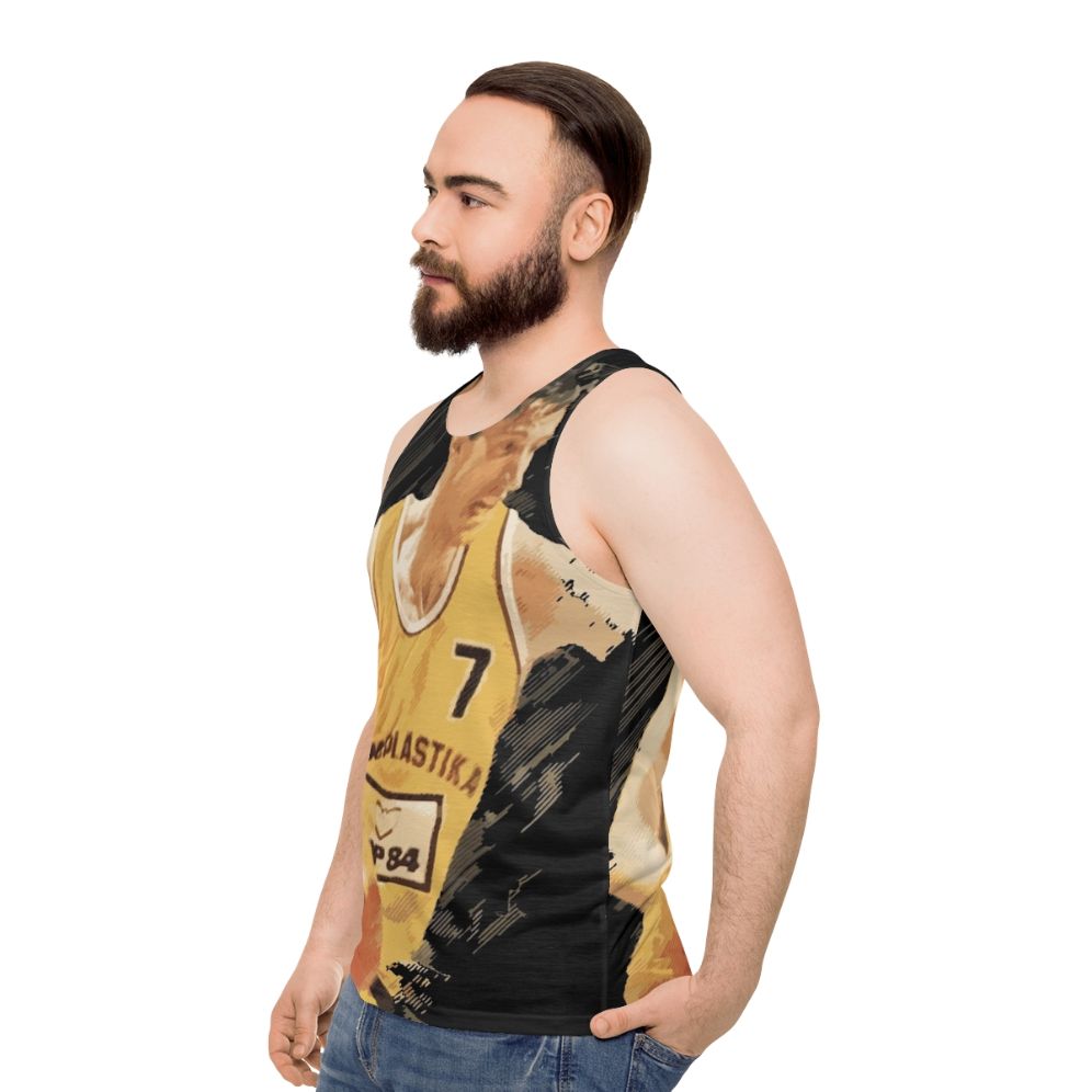 Unisex Basketball Legend Tank Top - men side