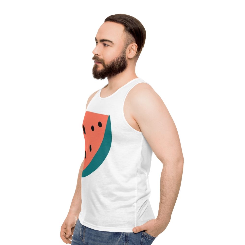 Fruits unisex tank top for music enthusiasts - men side