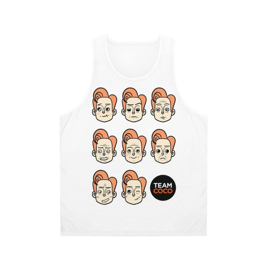 Conan Obrien Faces Unisex Tank Top