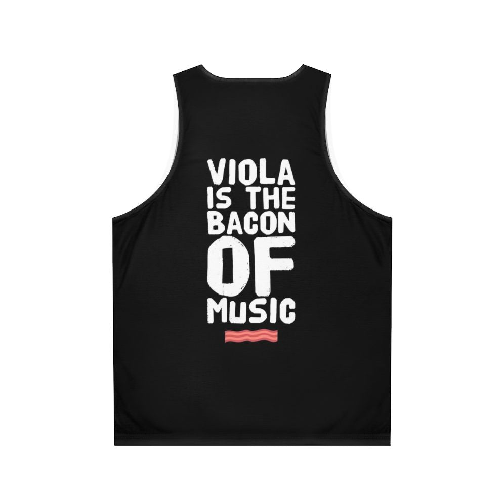 Funny Viola Player Unisex Tank Top - Back