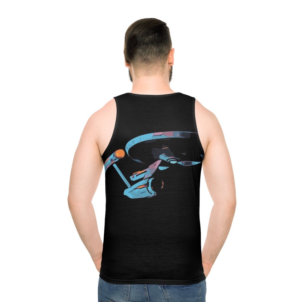 Unisex Star Trek Tank Top - men back