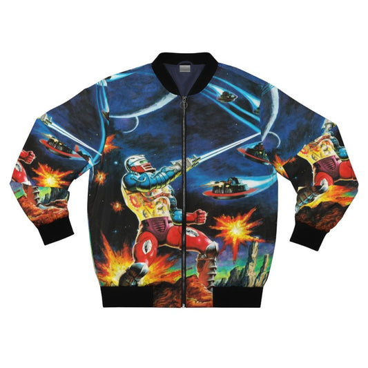 Masters of the Universe 80s-inspired bomber jacket featuring He-Man and the Eternia characters