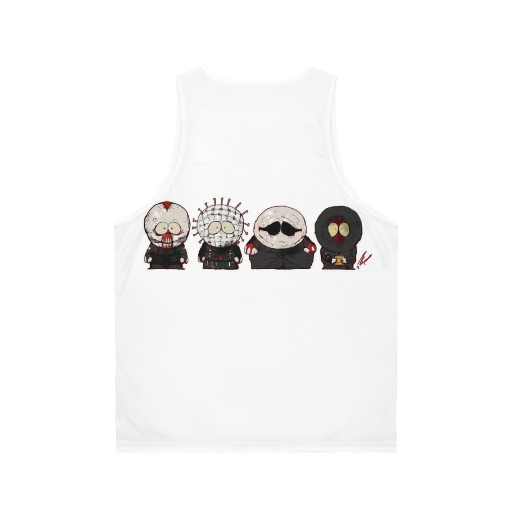 Southpark-inspired dark fashion unisex tank top - Back