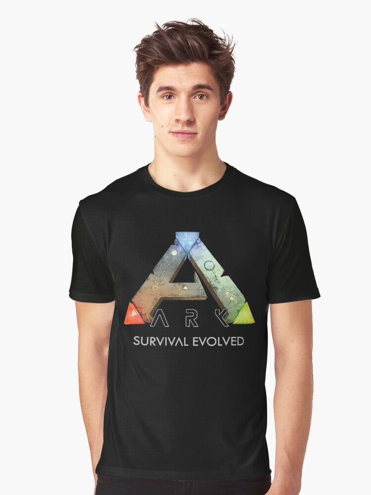 "Ark Survival Evolved Dinosaur Graphic T-Shirt" - Men