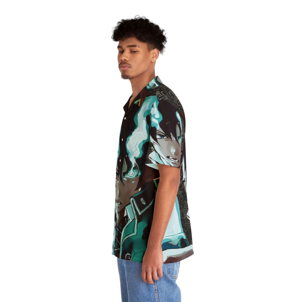 Blue Exorcist anime-inspired Hawaiian style shirt - People Left