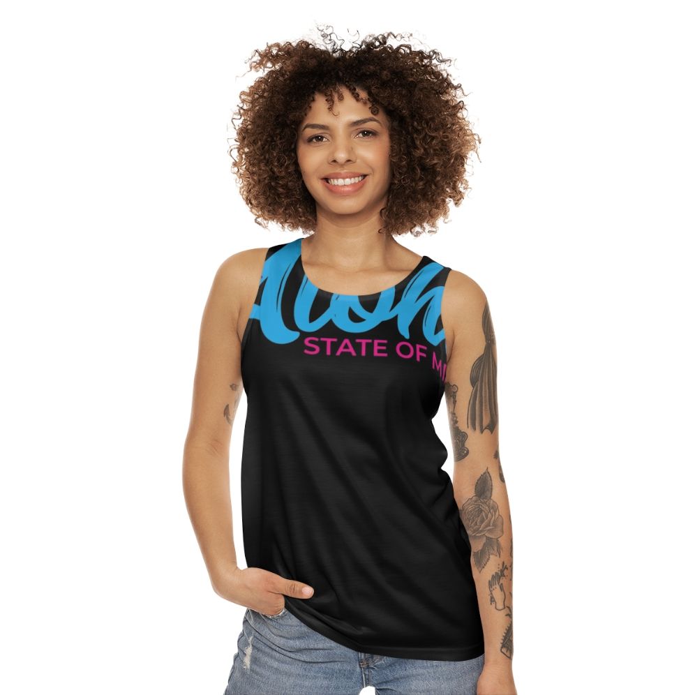 Aloha State of Mind Graphic Unisex Tank Top - women