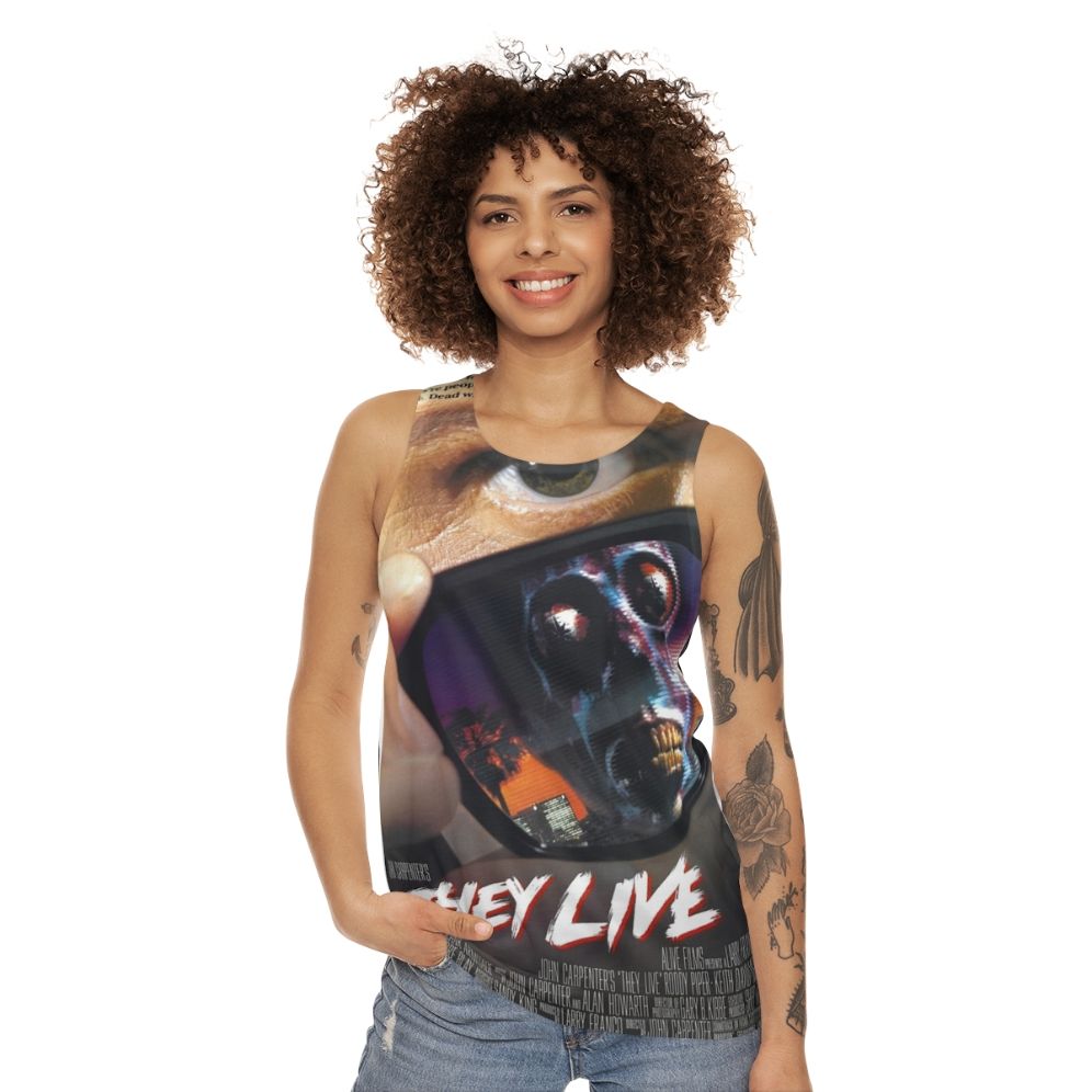 They Live Unisex Tank Top - women