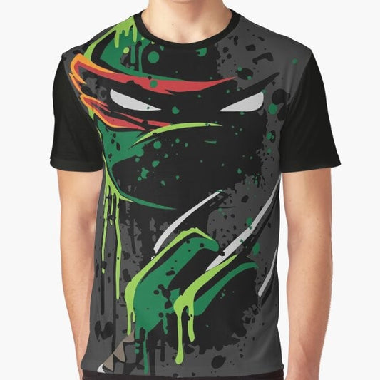 TMNT Raphael "Cowabunga" Graphic T-Shirt