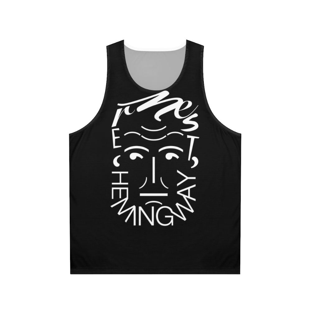 Ernest Hemingway Unisex Tank Top