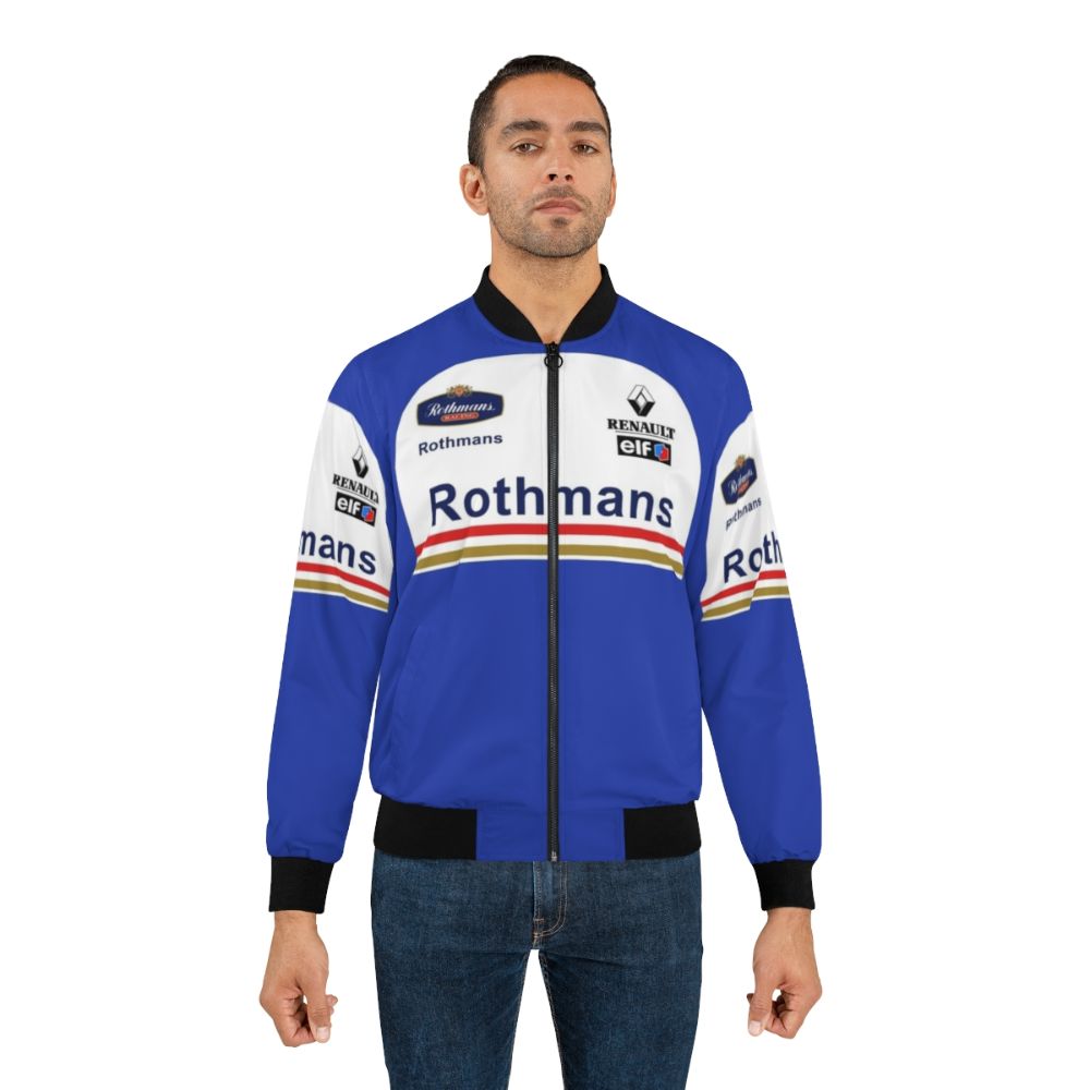 Williams F1 1994 GP2 Tribute Bomber Jacket with racing, gaming, and motorsport design - Lifestyle