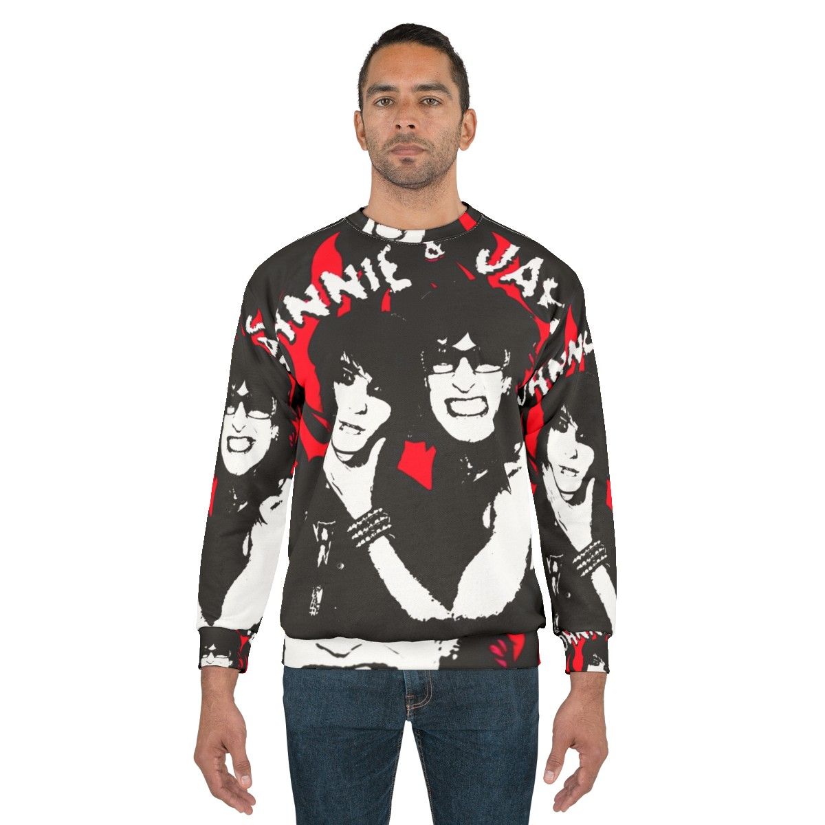 Jake and Johnnie Flames Sweatshirt - men