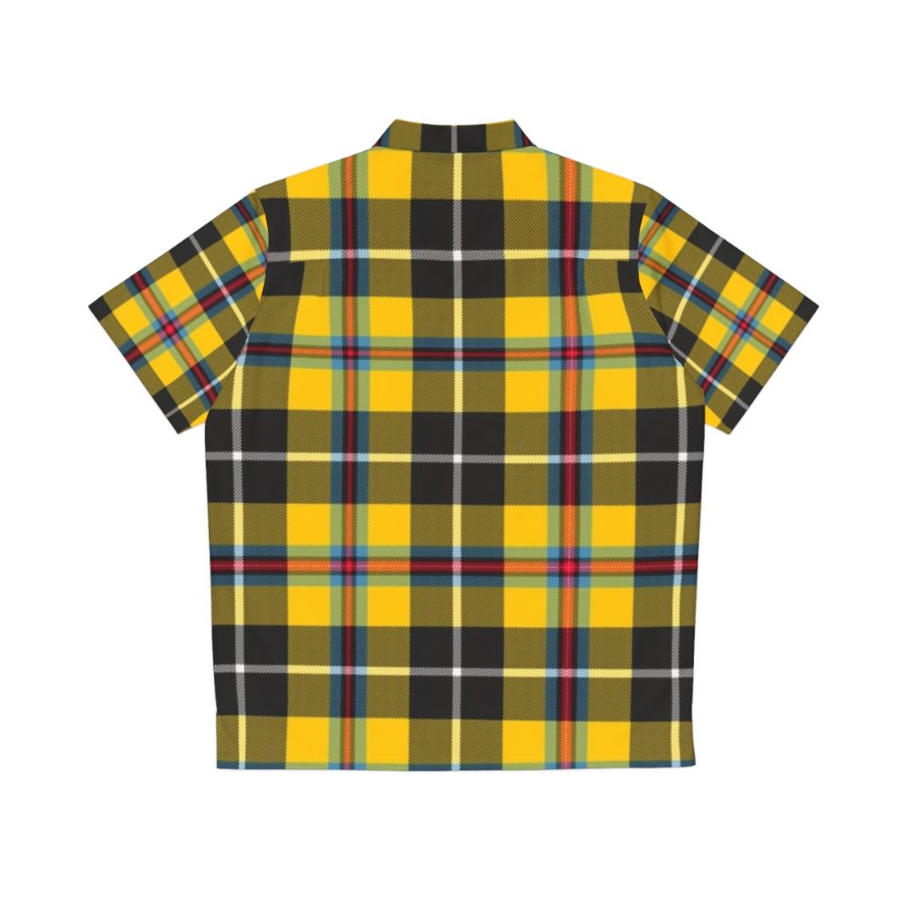 Cornish Tartan Hawaiian Shirt - Back