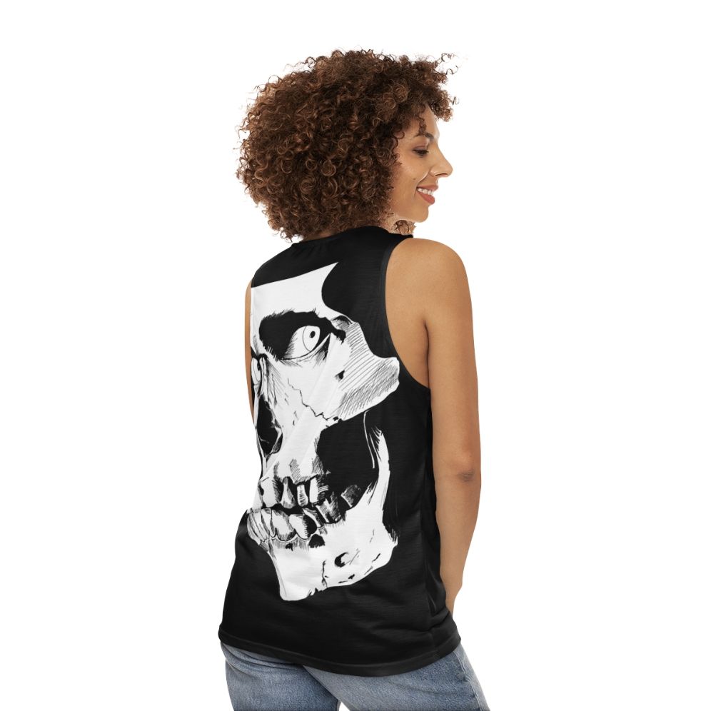 Evil Dead Skull Unisex Horror Movie Tank Top - women back