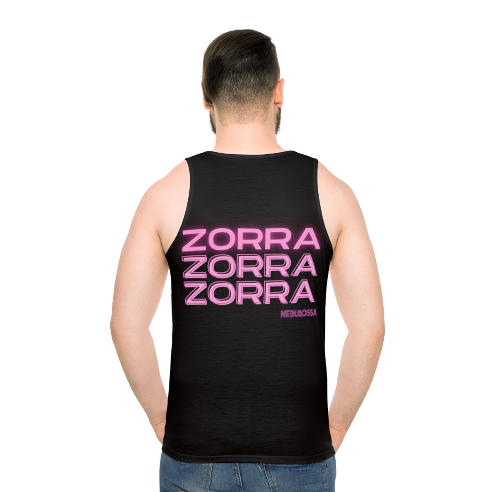 Zorra By Nebulossa Unisex Tank Top - men back