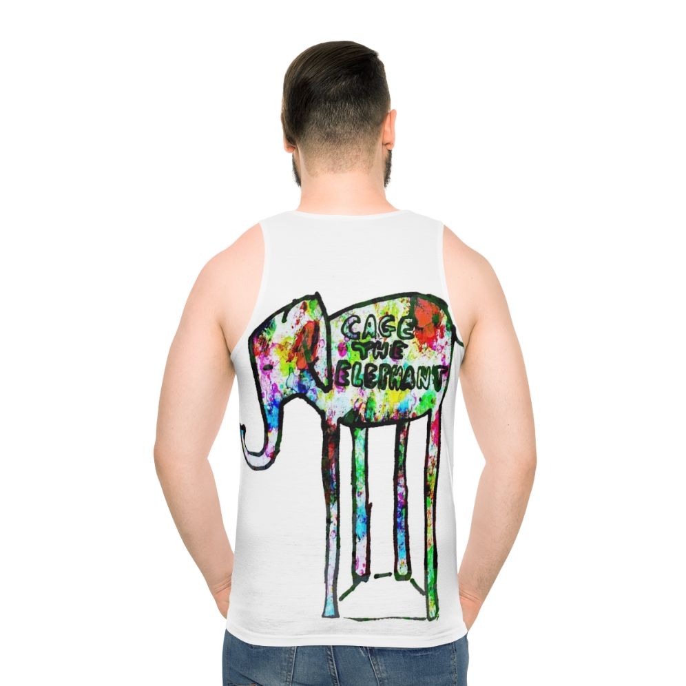 Sixcag Elephant World Tour 2020 Unisex Tank Top - men back