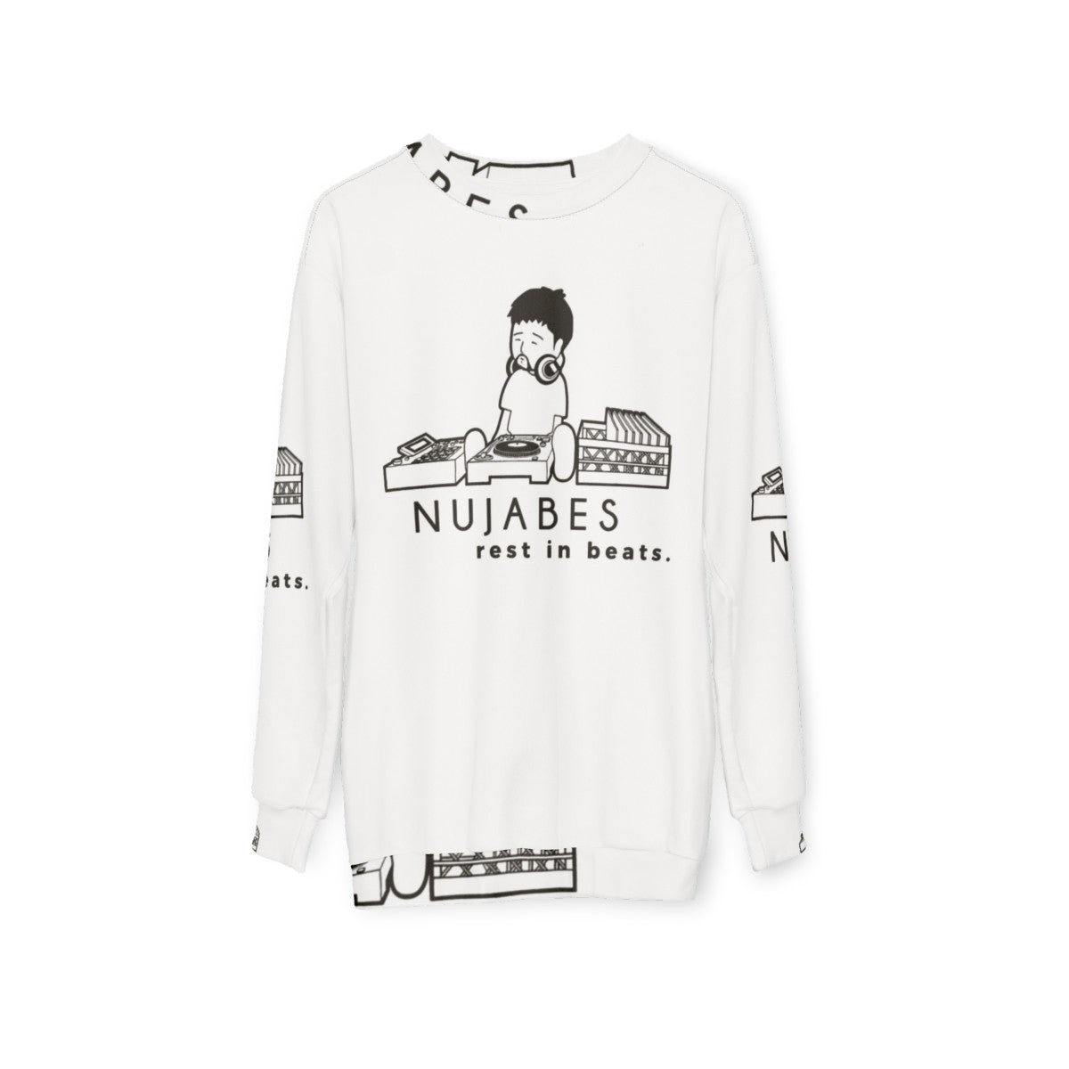 Nujabes "Rest In Beats" Samurai Champloo Sweatshirt - hanging