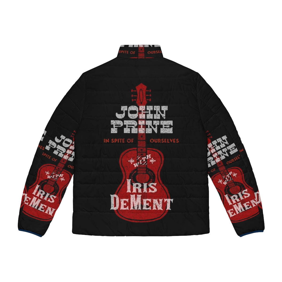 John Prine and Iris Dement "In Spite of Ourselves" Puffer Jacket - Back