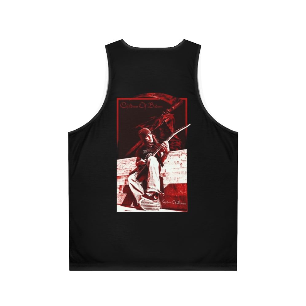 Alexi Laiho metal tribute unisex tank top - Back