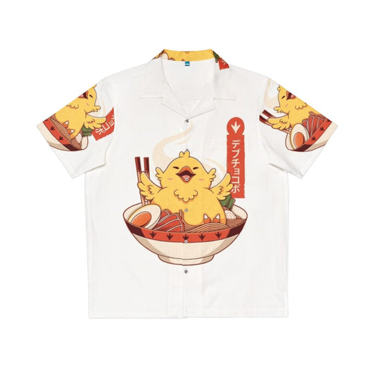 Kawaii Fat Chocobo Ramen Hawaiian Shirt