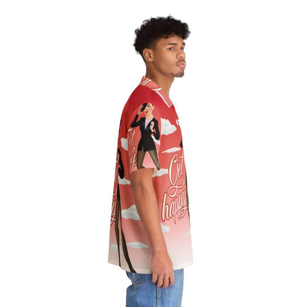 Vibrant Hawaiian Shirt Inspired by Judy Garland's Hollywood Style - People Pight