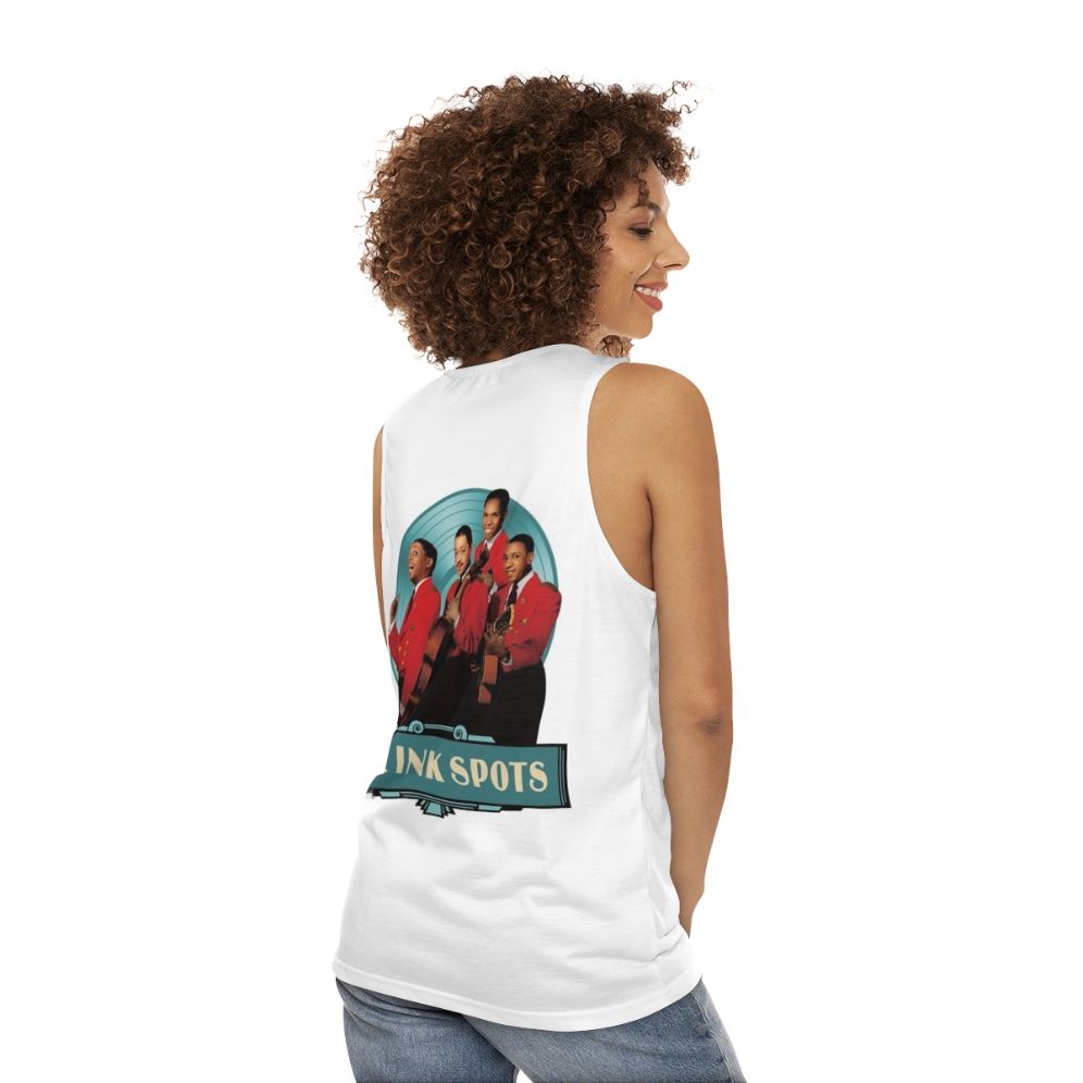 The Ink Spots The Good Old Days Unisex Tank Top - women back